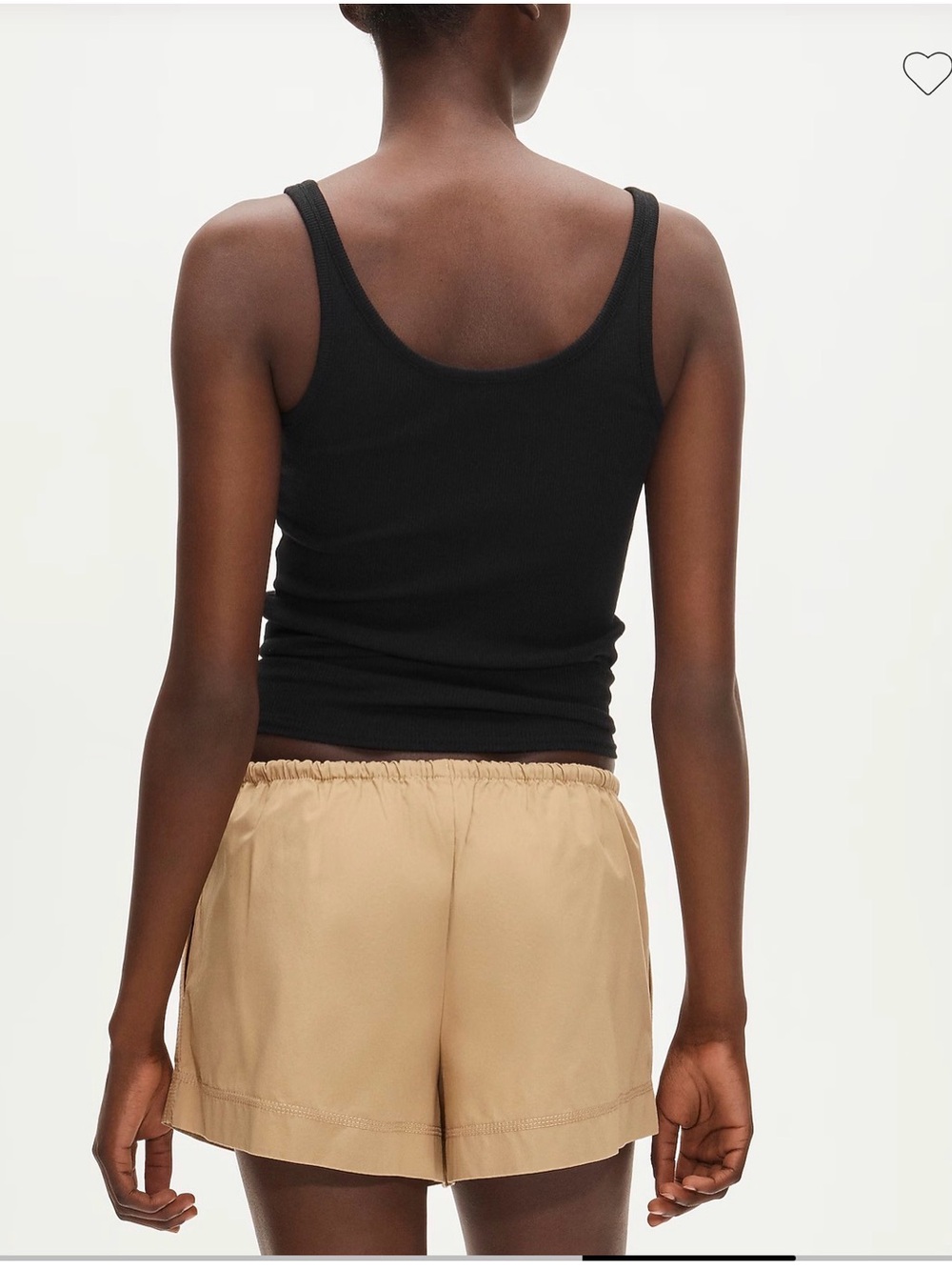 Cruise drawstring short in cotton poplin - Picture 2 of 6
